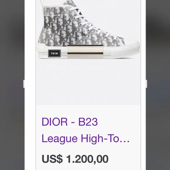 Dior B23 High-Top Sneakers
