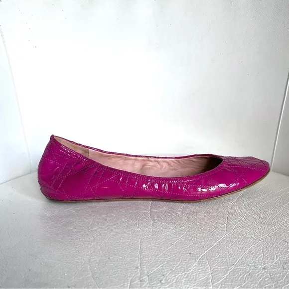 *･๑￫‿ฺ￩๑⊃☆ﾟ.*･｡ﾟDior Patent Leather Ballet Flats