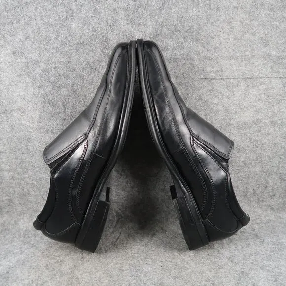 Dockers Dress Shoes Mens 13 Loafers Slip On Leather Black Professional Classic