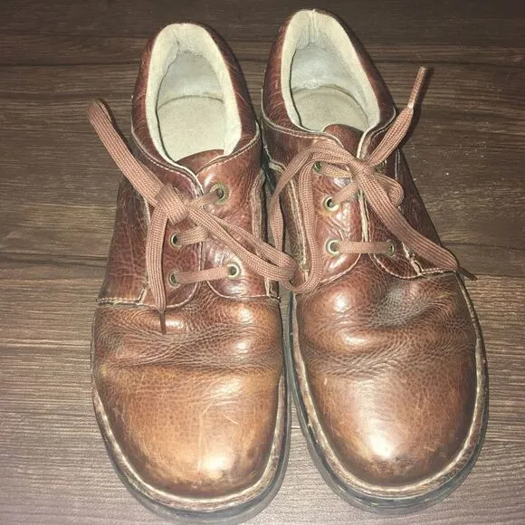 Doc Martens brown size 12 brogan Y2K lace up loafers