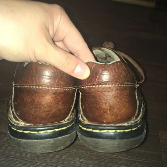 Doc Martens brown size 12 brogan Y2K lace up loafers
