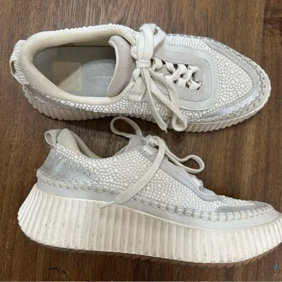 Dolce Vida Dolen Pearl Sneakers size 8