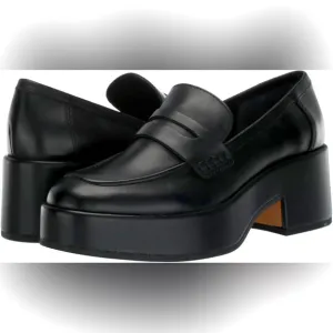 Dolce Vita Women's Leather Yanni Platform Loafers NWT sizes 8,9.5