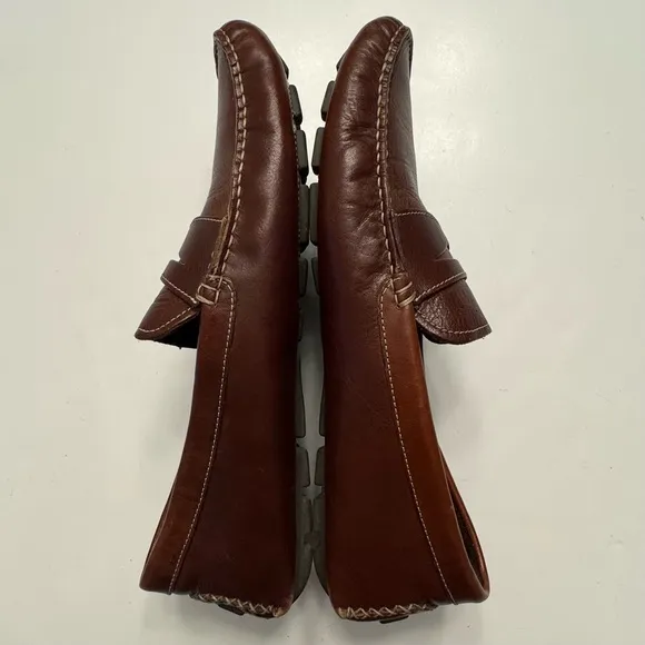 Donald J Pliner Loafers Drivers Penny Loafers Slip On 12 Comfort Brown Preppy