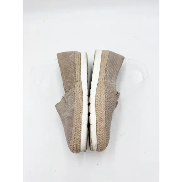 Donald Pliner Paryn 8.5M Suede Leather Espadrille Flats Shoes