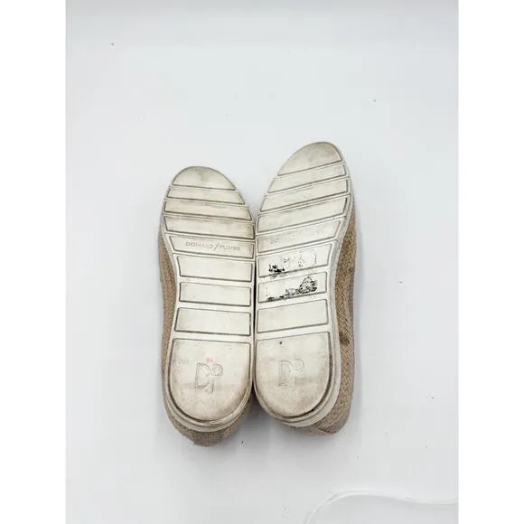 Donald Pliner Paryn 8.5M Suede Leather Espadrille Flats Shoes