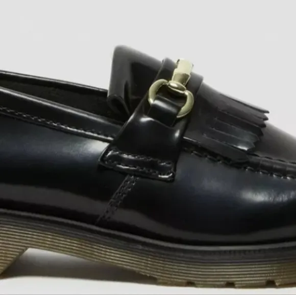 Dr Martens Adrian Snaffle Smooth Leather Kiltie women Loafers  New