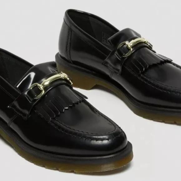 Dr Martens Adrian Snaffle Smooth Leather Kiltie women Loafers  New