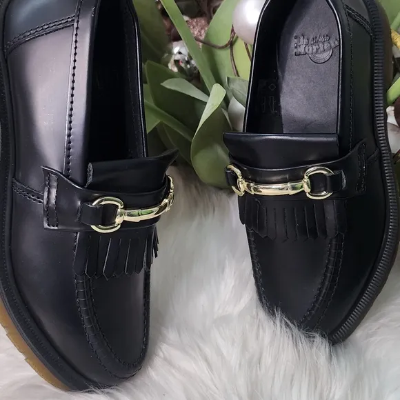 Dr Martens Adrian Snaffle Smooth Leather Kiltie women Loafers  New