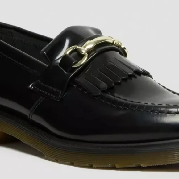 Dr Martens Adrian Snaffle Smooth Leather Kiltie women Loafers  New