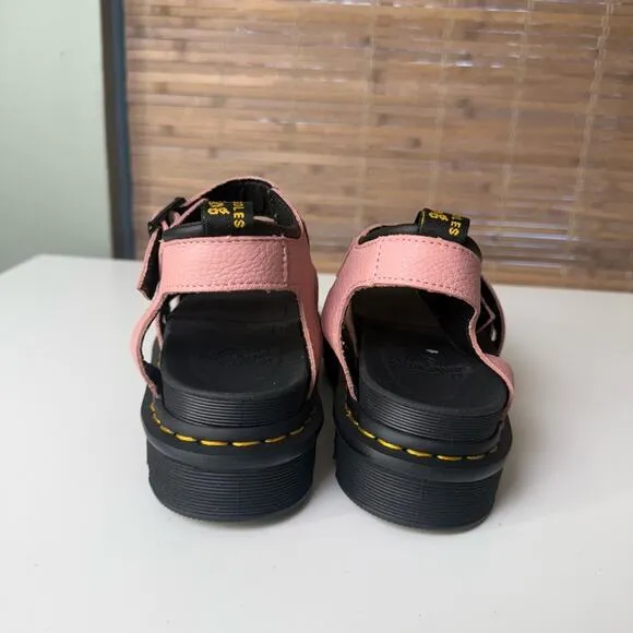 Dr. Martens Blaire Sandals in Peach Beige 6