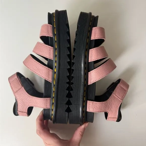 Dr. Martens Blaire Sandals in Peach Beige 6