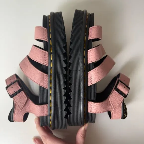 Dr. Martens Blaire Sandals in Peach Beige 6