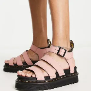 Dr. Martens Blaire Sandals in Peach Beige 6