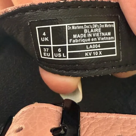 Dr. Martens Blaire Sandals in Peach Beige 6