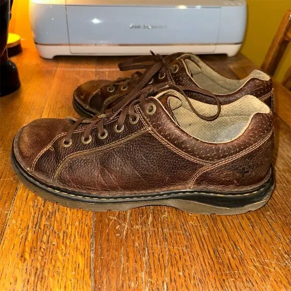 Dr. Martens Men's Brown Leather Oxford Loafers Size 12 Casual Shoes