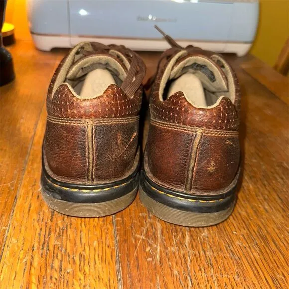 Dr. Martens Men's Brown Leather Oxford Loafers Size 12 Casual Shoes
