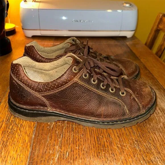 Dr. Martens Men's Brown Leather Oxford Loafers Size 12 Casual Shoes