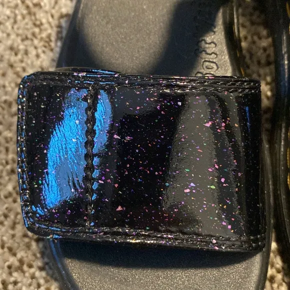Dr. Martens purple with sprinkles sandals size 1