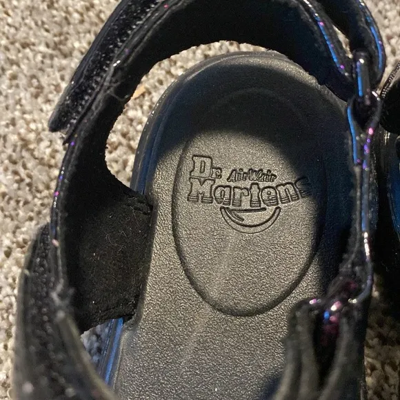 Dr. Martens purple with sprinkles sandals size 1