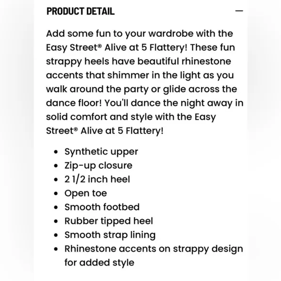 Easy Street Alive At 5 Strappy Flattery Zip Up Dress Heel Sandals Navy Glitter