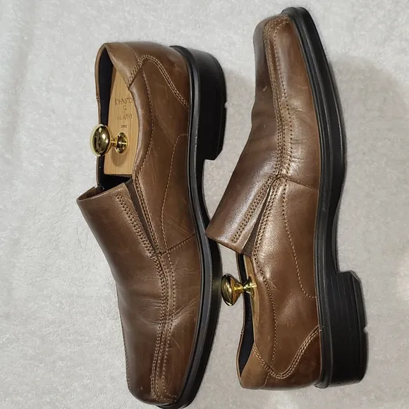Ecco Dress or Casual Wear Leather Loafers Slip-On Shoe's Size 12 Men's
