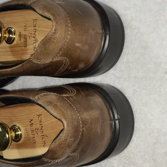 Ecco Dress or Casual Wear Leather Loafers Slip-On Shoe's Size 12 Men's