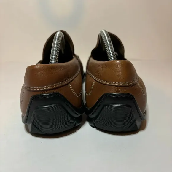 ECCO Men’s Brown Classic Moc Slip-on Driving Loafers US Size 10 10.5 /EU Size 44