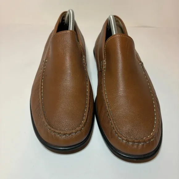 ECCO Men’s Brown Classic Moc Slip-on Driving Loafers US Size 10 10.5 /EU Size 44