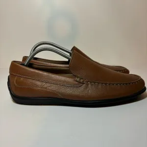 ECCO Men’s Brown Classic Moc Slip-on Driving Loafers US Size 10 10.5 /EU Size 44