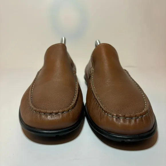 ECCO Men’s Brown Classic Moc Slip-on Driving Loafers US Size 10 10.5 /EU Size 44