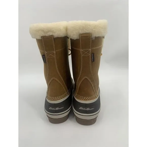 Eddie Bauer Men's Size 10 Hunt Pac Faux Shearling Lined Boots NEW Waterproof
