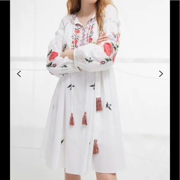 EDESSA COTTON FOLK DRESS