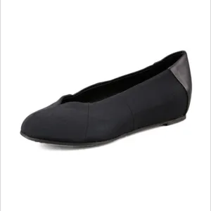 EILEEN FISHER Black Grosgrain Ballet Flats