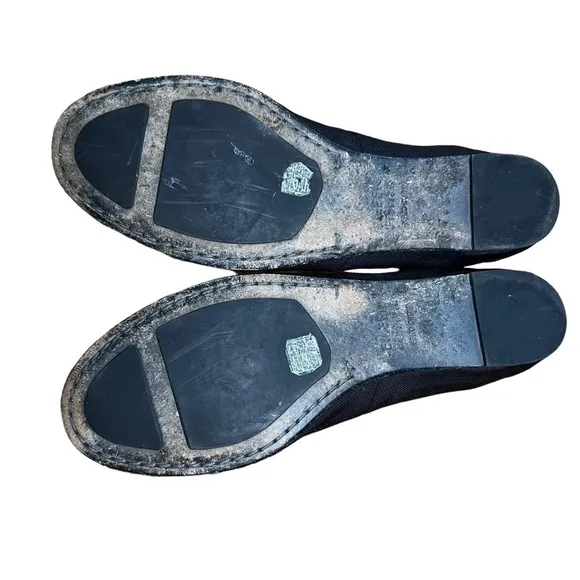 EILEEN FISHER Black Grosgrain Ballet Flats