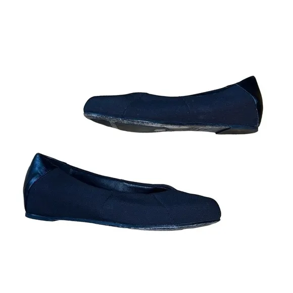 EILEEN FISHER Black Grosgrain Ballet Flats