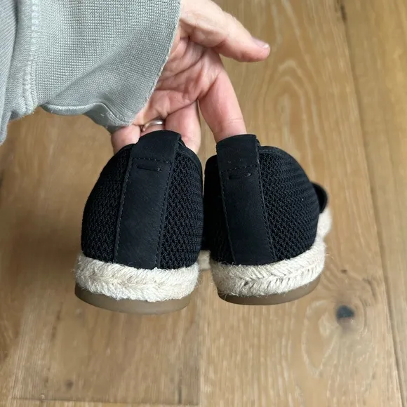 Eileen Fisher Womens Shoes Mews Slip On Padded Espadrille Sandals