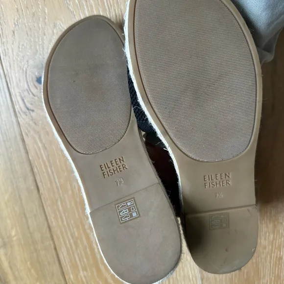 Eileen Fisher Womens Shoes Mews Slip On Padded Espadrille Sandals