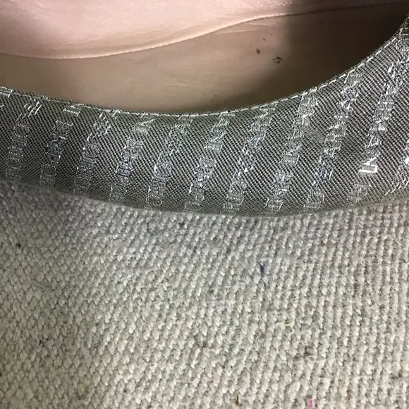 Emporia Armani   Grey logo ballet flats Women size 38