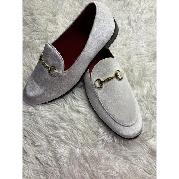 Erphpre Paul Men's Velvet Dress Loafers Fashion Wedding Party Prom Shoes