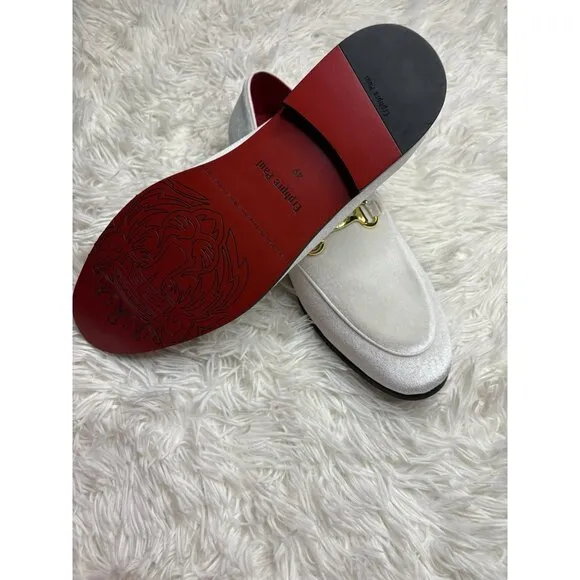 Erphpre Paul Men's Velvet Dress Loafers Fashion Wedding Party Prom Shoes