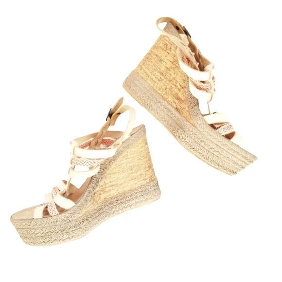 Espadrilles platfom Wedge heels size 40