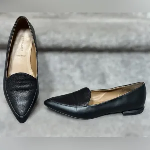 Everlane Modern Point Black Leather Loafers - Women’s 8 - Made in Italy
