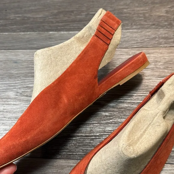 Everlane suede/ leather flat sandals Made in Italy woman's size 11 (d182)