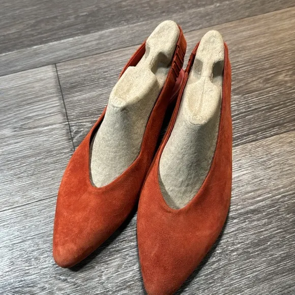Everlane suede/ leather flat sandals Made in Italy woman's size 11 (d182)