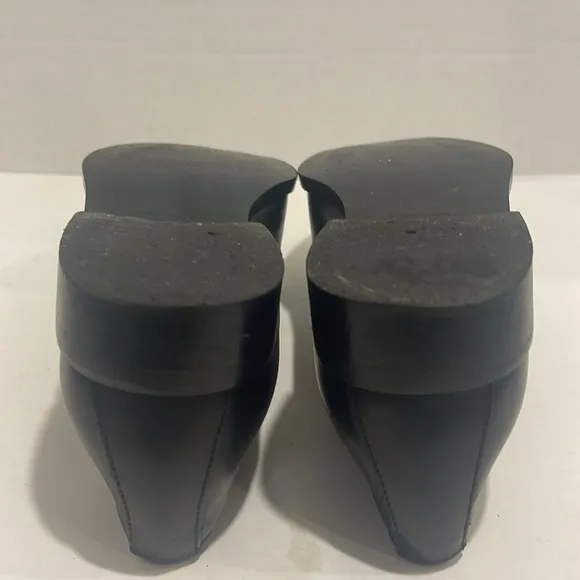 Everlane The Modern Loafer Leather Slip On Stacked Heel Women’s Size 8.5 Black