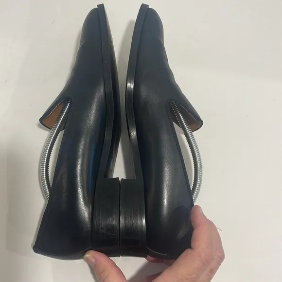 Everlane The Modern Loafer Leather Slip On Stacked Heel Women’s Size 8.5 Black