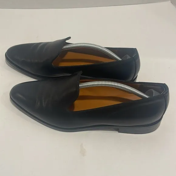 Everlane The Modern Loafer Leather Slip On Stacked Heel Women’s Size 8.5 Black