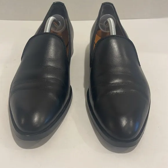 Everlane The Modern Loafer Leather Slip On Stacked Heel Women’s Size 8.5 Black