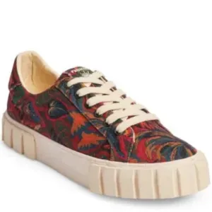 FARM RIO Sunset Forest Platform Sneaker in Sunset Forest Brown, EU 39 - 8.5 US